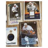 Parkhurst Signatures Hockey Cards Lot - Autograph & Patch Cards (Lindros, Czerkawski)