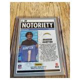 Panini Notoriety 2025 Mosaic Football RC Lot - Omarion Hampton, Ashton Jeanty