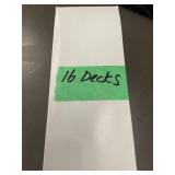 Hoyle PGC Professional Gambling Cards 16-Deck Set - Poker Size Playing Cards for Games