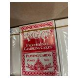 Hoyle PGC Professional Gambling Cards 16-Deck Set - Poker Size Playing Cards for Games