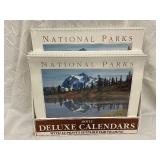 Hoyle National Parks Deluxe Calendars - 1992 Calendar Set with 12 Framing Prints (Lot of 2)