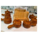 Soup Crocks & Bread Slicer