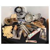 Shop Supplies--Cement, Tile, Glass Cutter, Lights & Extras