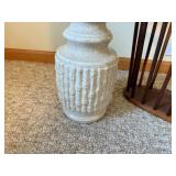 Lamp & Wooden Book Rack