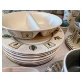 Pfaltzgraff Stoneware of Nature Wood Design