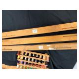 Wall Quilt Racks & Wooden Spool Holder