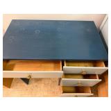 Painted 3-Drawer Dresser & Desk