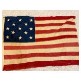 Vintage Betsy Ross Flag with 13 Stars & 13 Stripes