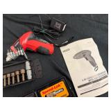 Cordless Screwdriver, Craftsmen Hex Drive & Drill Bit Set, Precision Screwdriver
