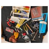 Lot of Misc. Tools--Vise, Torque, Wrench, Kneepads