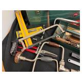 Metal Tool Box With A Tool Collection