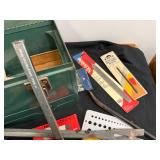 Metal Tool Box With A Tool Collection