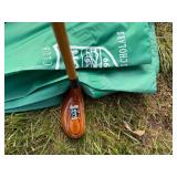 Wooden St Andrew Club From Scotland & Large Umbrella