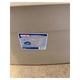 2-Blue 32 Gallon & 30-Gallon Tan Totes