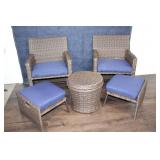 BRAND NEW - Threshold Halsted 5pc Wicker Patio Seating Set