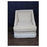 Alberhill Velvet Accent Chair with Fringe