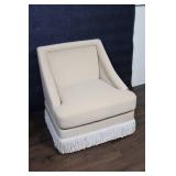 Alberhill Velvet Accent Chair with Fringe
