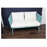 Fisher Patio Loveseat - Blue-Green