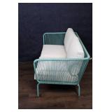 Fisher Patio Loveseat - Blue-Green
