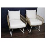 2pc Southport Outdoor Patio Chairs, Club Chairs
