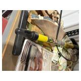 misc home decor  tire pump  how to play piano books