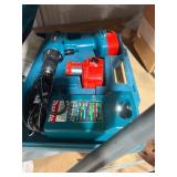 Tool Box  Makita Drill  Walkie Talkies   phone