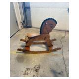 Wood Rocking Horse