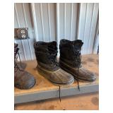 2 pair of boots