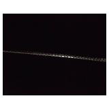 .925 Sterling Silver Labradorite Cabochon Pendant Necklace