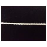 .925 Sterling Silver Primitive Raw Turquoise Pendant Necklace