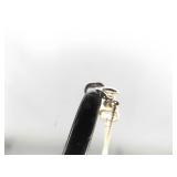 .925 Sterling Silver Green Turquoise Cabochon Pendant Necklace