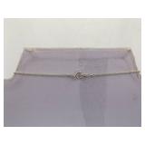 .925 Sterling Silver Faceted Amethyst Crystal Pendant Necklace