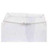 .925 Sterling Silver Diamond Accented Onyx Flower Pendant Necklace