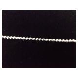 .925 Sterling Silver Primitive Carved Mother of Pearl Flower Pendant Necklace