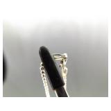 .925 Sterling Silver Primitive Carved Mother of Pearl Flower Pendant Necklace