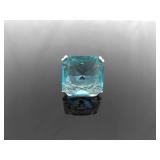 .925 Sterling Silver Topaz Crystal Cocktail Ring Size 7.25