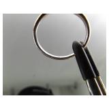 .925 Sterling Silver Opal Cabochon Ring Size 6.5