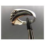 .925 Sterling Silver Art Nouveau Ring Size 7