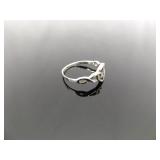 .925 Sterling Silver Celtic Knot Ring Size 7