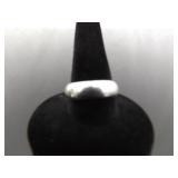 .925 Sterling Silver Band Ring Size 6.5