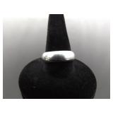 .925 Sterling Silver Band Ring Size 6.5