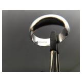 .925 Sterling Silver Band Ring Size 6.5