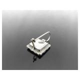 .925 Sterling Silver SILPADA Turquiose Hook Latch Earrings