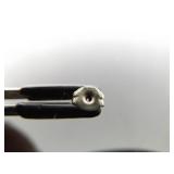 .925 Sterling Silver Signed Sleeping Beauty Turquoise Cabochon Post Earrings