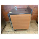 DUKES COMMERCIAL STAINLESS STEEL PREP TABLE WITH CABINETS