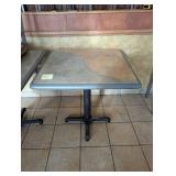 COMMERCIAL DINING TABLE WITH CHAIRS 30”x30” (TAN)