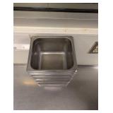 (15) COMMERCIAL STAINLESS STEEL CAMBRO PAN 1/3