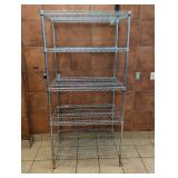 METRO COMMERCIAL 4-TIER STAINLESS STEEL SHELVING