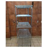 METRO COMMERCIAL 4-TIER STAINLESS STEEL SHELVING