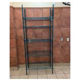 METRO COMMERCIAL 5-TIER STAINLESS STEEL SHELVING (GREEN)